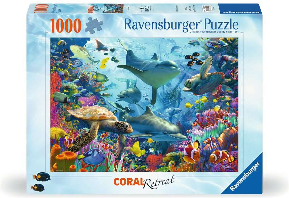 Puzzle Ravensburger 1000 dílků Útočiště korálového útesu