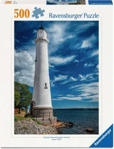 Puzzle Ravensburger 500 dílků Maják v Karlskroně, Stumholmen, Švédsko