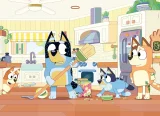 Oboustranné ECO puzzle Lisciani MAXI 60 dílků Bluey (s omalovánkou)