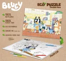 Oboustranné ECO puzzle Lisciani MAXI 60 dílků Bluey (s omalovánkou)