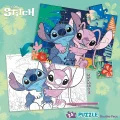 Oboustranné puzzle pro děti Lisciani 24 dílků Disney Stitch (s omalovánkou)