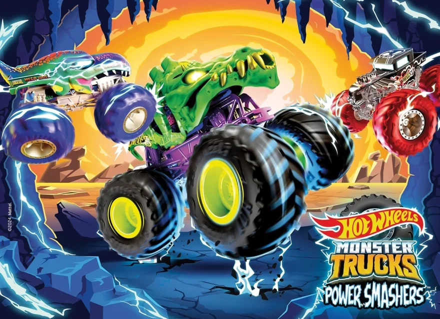 Puzzle pro děti Lisciani 24 dílků Hot Wheels: Monster Trucks