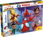 Oboustranné puzzle pro děti Lisciani 48 dílků Spidey a jeho úžasní přátelé (s omalovánkou)