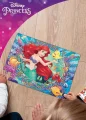 Oboustranné puzzle pro děti Lisciani 48 dílků Malá mořská víla Ariel (s omalovánkou)