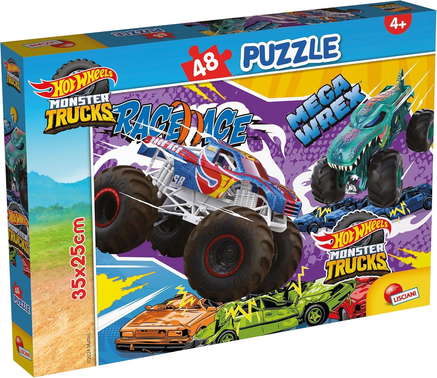 HOT WHEELS Puzzle 35x25cm 48 dílků