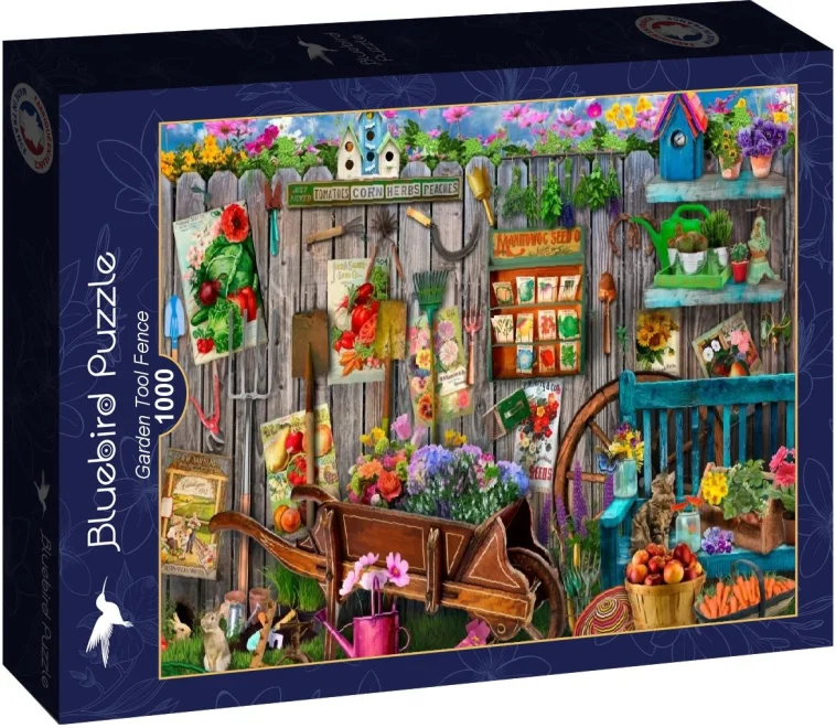 Puzzle Bluebird 1000 dílků Plot se zahradním nářadím