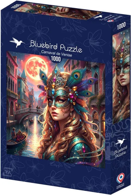 Čtvercové puzzle Bluebird 1000 dílků Karneval v Benátkách