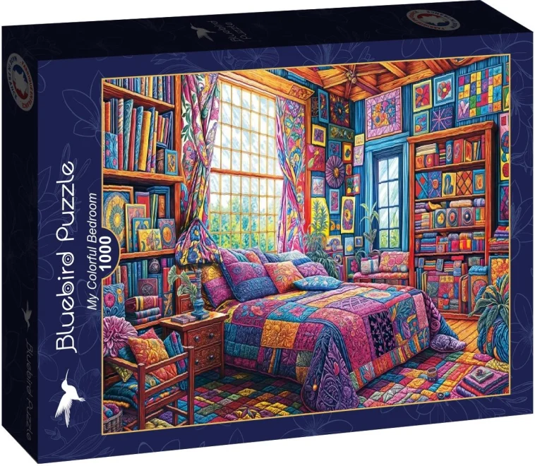 Puzzle Bluebird 1000 dílků Moje barevná ložnice