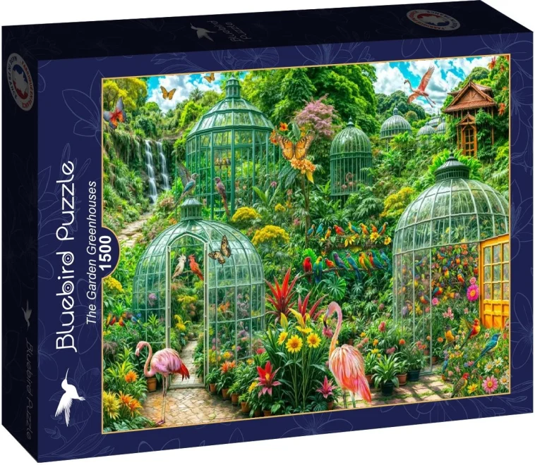 Puzzle Bluebird 1500 dílků Zahradní skleníky