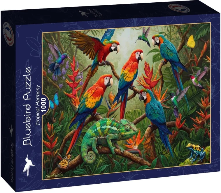 Puzzle Bluebird 1000 dílků Tropická harmonie