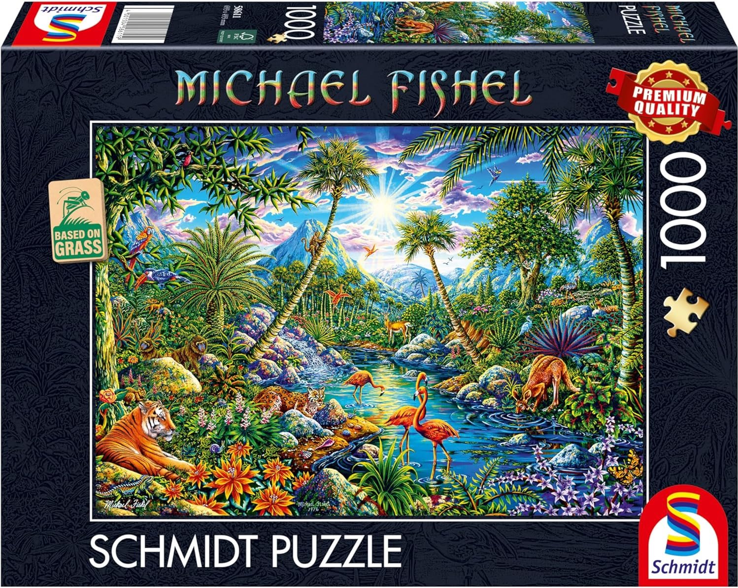 Puzzle Schmidt 1000 dílků Michael Fishel - Ráj na ostrově