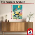 Puzzle Schmidt 1000 dílků Rosina Wachtmeister - Kočka v moři květů