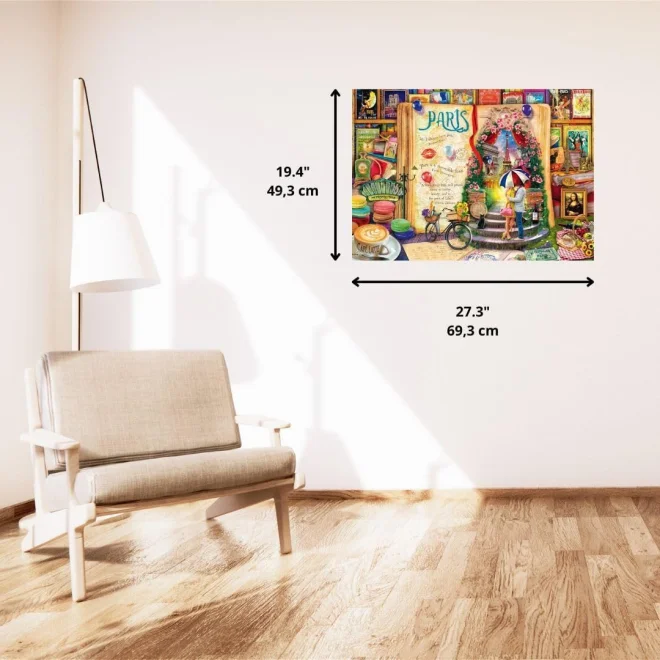 Puzzle Schmidt 1000 dílků Aimee Stewart - Vzpomínky na Paříž