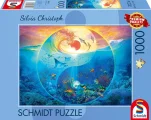 Puzzle Schmidt 1000 dílků Silvia Christoph - Jin a jang: V říši mořských živočichů