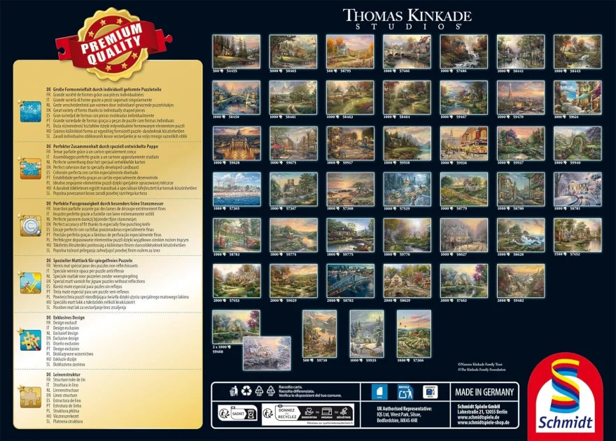 Puzzle Schmidt 1000 dílků Thomas Kinkade - Maják Naděje