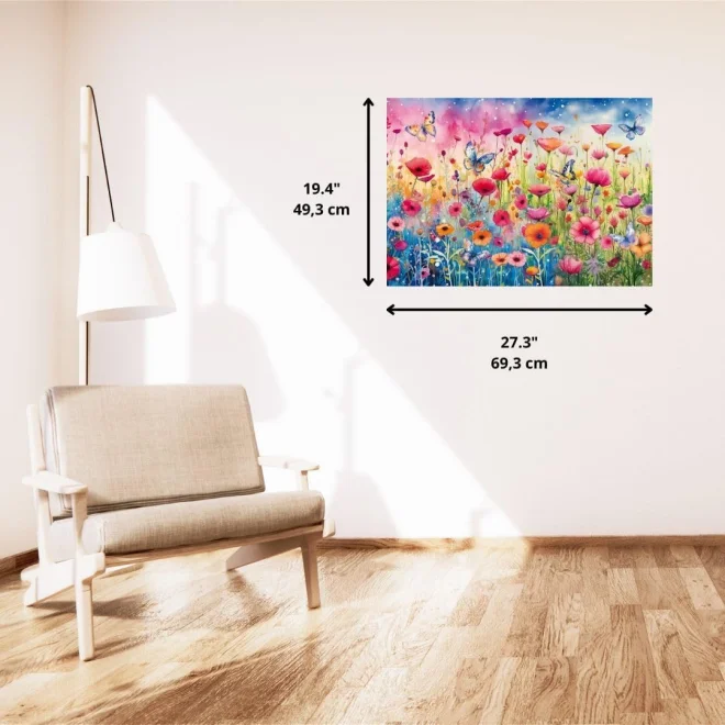 Puzzle Schmidt 1000 dílků Maková louka