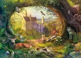 Puzzle Schmidt 1000 dílků Pohádkový hrad a lesní kouzlo