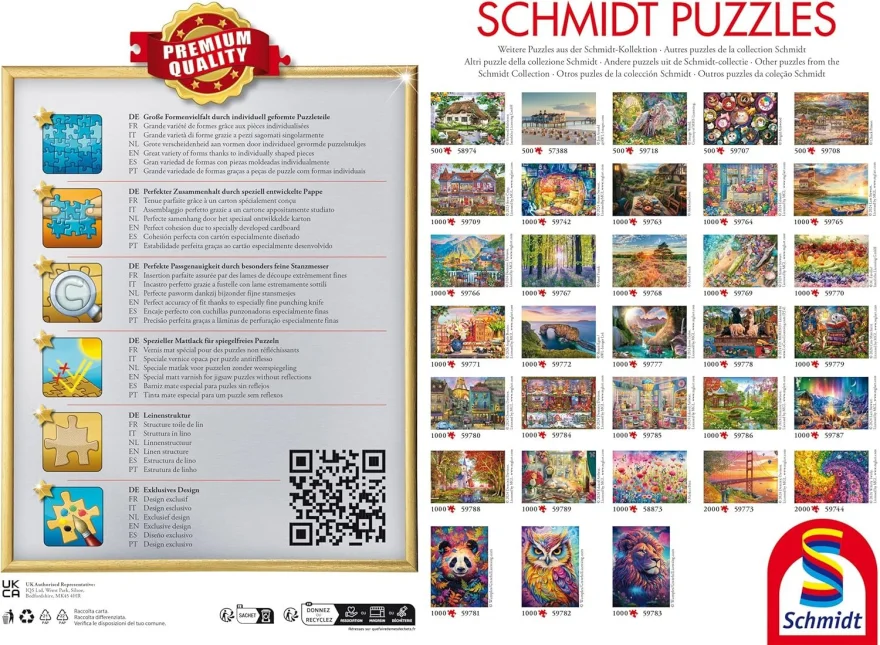 Puzzle Schmidt 1000 dílků Snídaně v Paříži