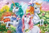 Puzzle pro děti Schmidt 100 dílků Fotka s jednorožci