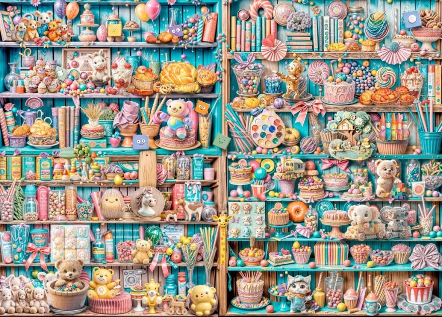 Puzzle Grafika 1500 dílků Dílna malých radostí