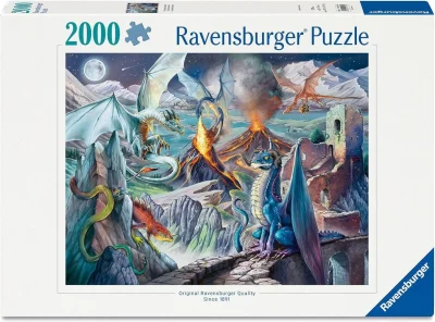 Puzzle Ravensburger 2000 dílků Dračí strážci