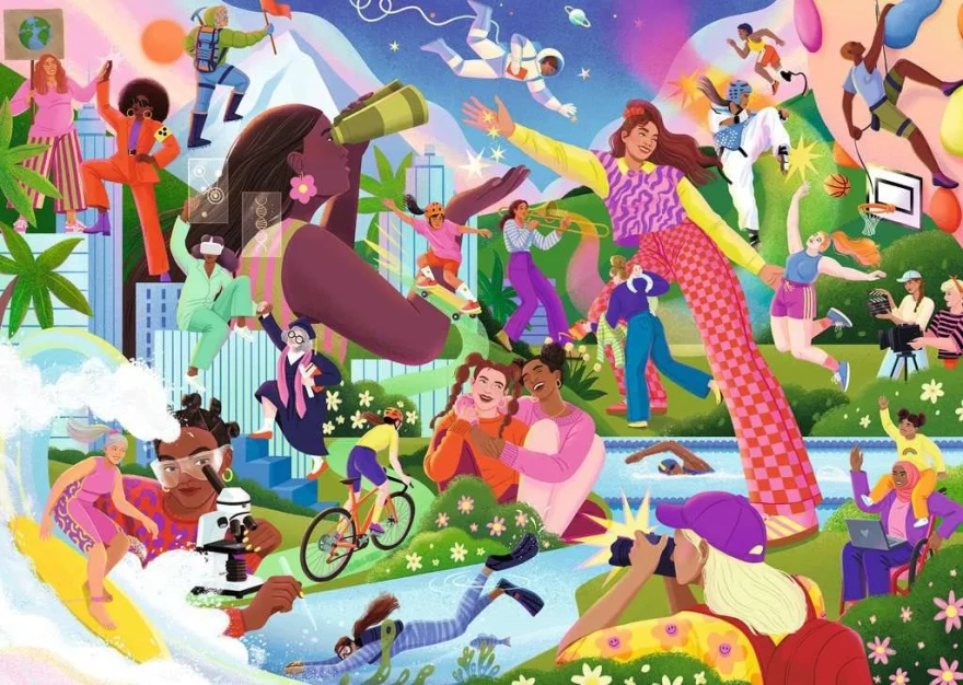 Puzzle Ravensburger 1000 dílků Hrdinky všedního dne