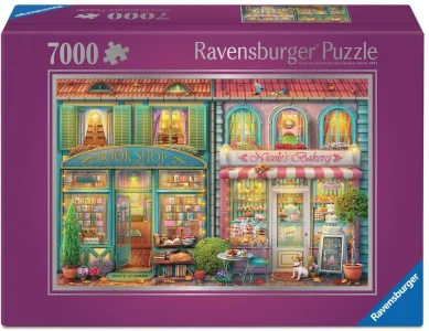 Puzzle Ravensburger 7000 dílků Knihkupectví a pekárna
