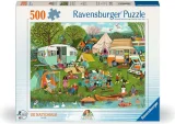 Puzzle Ravensburger 500 dílků Dobrodružství při kempování