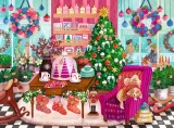 Puzzle Ravensburger 500 dílků Vánoční obchod