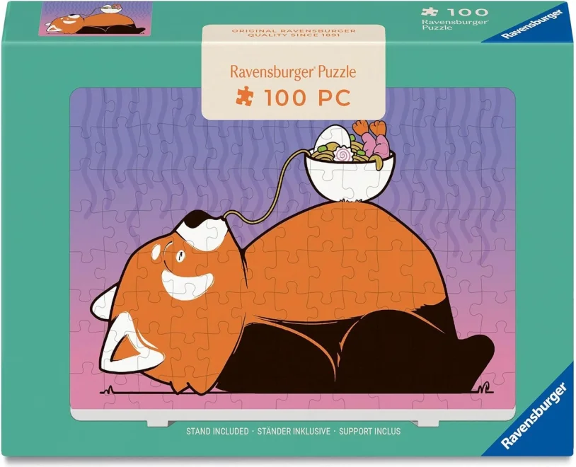 Mini puzzle se stojánkem Ravensburger 100 dílků Chvíle pro ramen