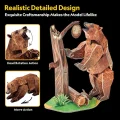 3D puzzle CubicFun  National Geographic: Medvěd hnědý 88 dílků