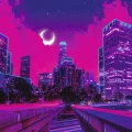 Čtvercové puzzle Ravensburger 500 dílků Neon: Los Angeles