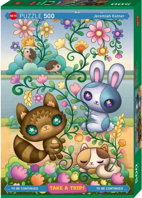 Puzzle Heye 500 dílků Take a Trip! - Výlet s Jeremiahem Ketnerem