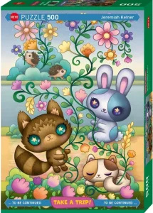 Puzzle Heye 500 dílků Take a Trip! - Výlet s Jeremiahem Ketnerem