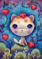 Puzzle Heye 1000 dílků Jeremiah Ketner - Dreaming: Jahodové kotě