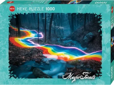 Puzzle Heye 1000 dílků Magic Forests: Duhová cesta