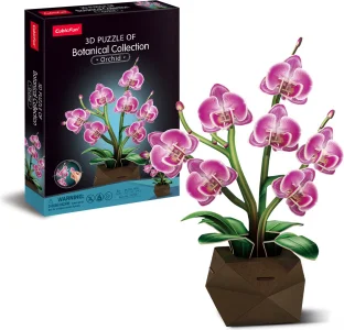 3D puzzle CubicFun  Botanical Collection: Orchidej 85 dílků