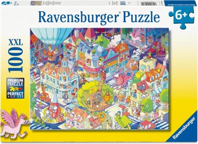 Puzzle pro děti Ravensburger 100 dílků XXL Den v Chaosově