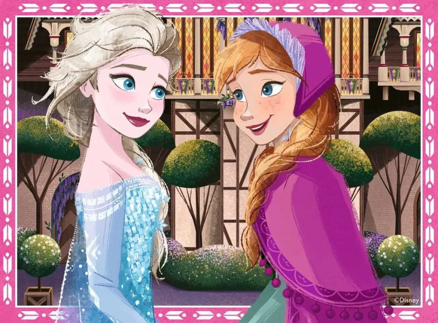 Puzzle pro děti Ravensburger sada 4v1 Ledové království 12,16,20,24 dílků
