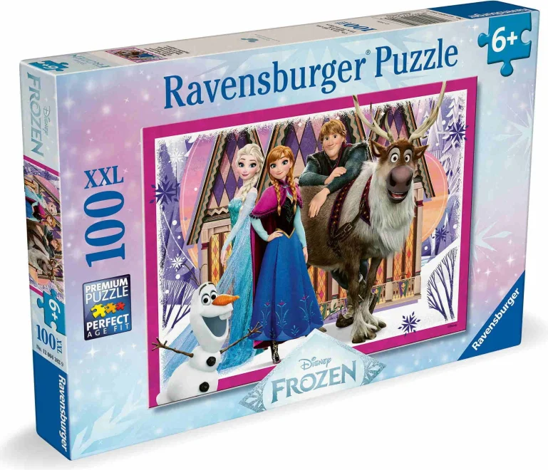 Puzzle pro děti Ravensburger 100 dílků XXL Ledové království