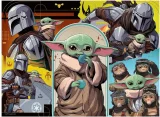Puzzle pro děti Ravensburger 100 dílků XXL Star Wars Mandalorian a Grogu