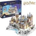 Svítící 3D puzzle CubicFun  Harry Potter: Zasněžený hrad v Bradavicích LED 202 dílků