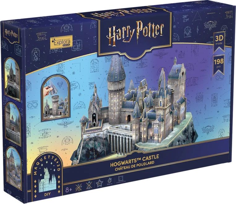 3D puzzle CubicFun  Harry Potter: Bradavický hrad 198 dílků