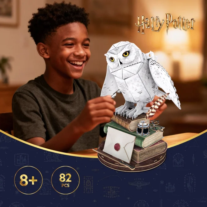 3D puzzle CubicFun  Harry Potter: Sova Hedvika 82 dílků