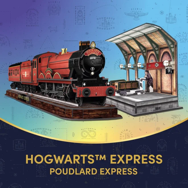 3D puzzle CubicFun  Harry Potter: Bradavický express 169 dílků