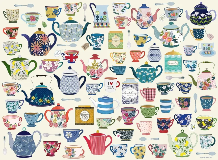 Puzzle Ravensburger 500 dílků Čas na čaj - UK Nationals 2025