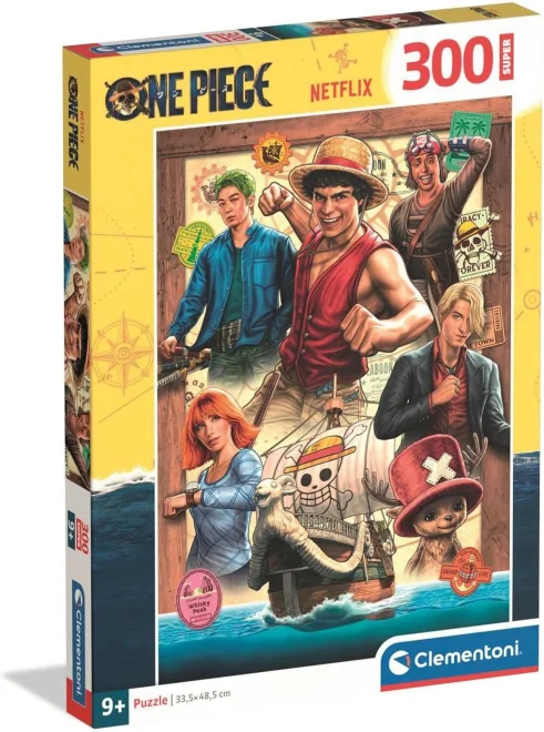 Puzzle pro děti Clementoni 300 SUPER dílků One Piece Netflix