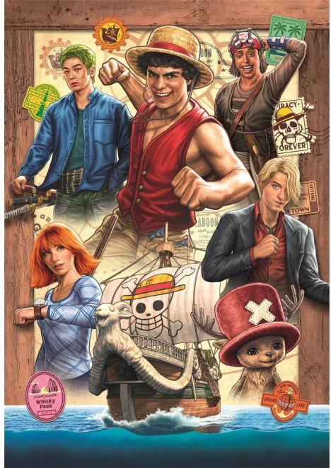 Puzzle pro děti Clementoni 300 SUPER dílků One Piece Netflix