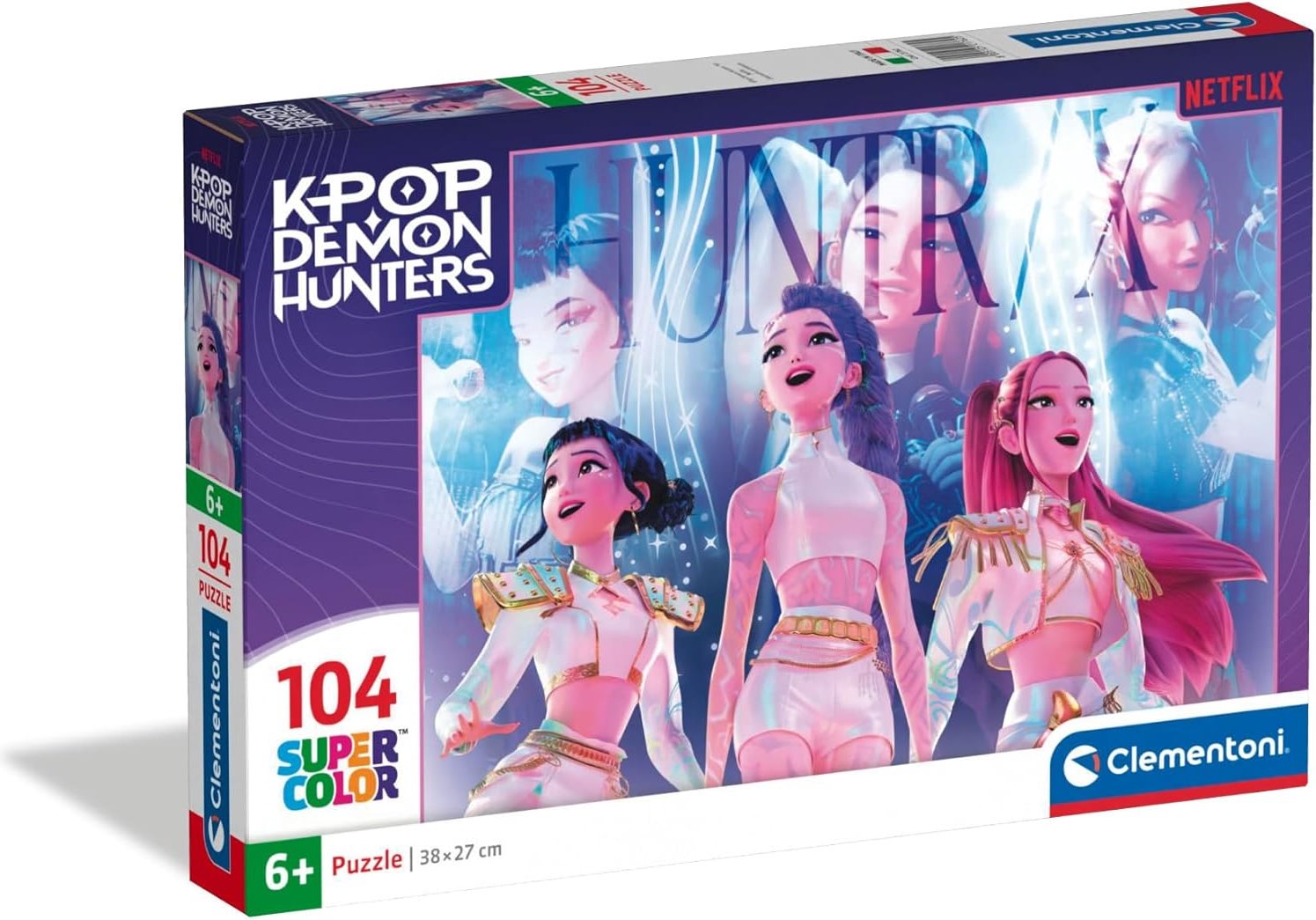 Puzzle pro děti Clementoni 104 dílků K-pop: Lovkyně démonů - Huntrix