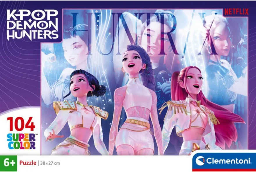 Puzzle pro děti Clementoni 104 dílků K-pop: Lovkyně démonů - Huntrix